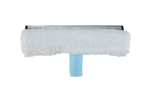 Floor Spray Mop with 2 Mop Heads Window Cleaner & Scraper