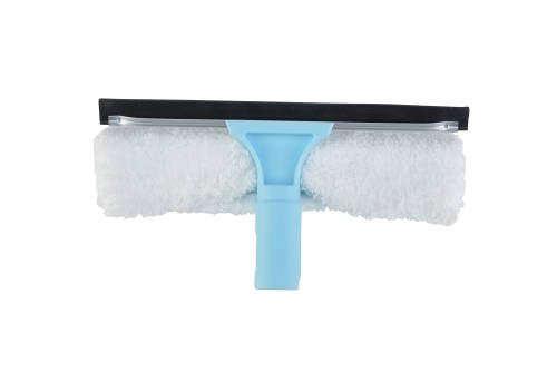 Floor Spray Mop with 2 Mop Heads Window Cleaner & Scraper