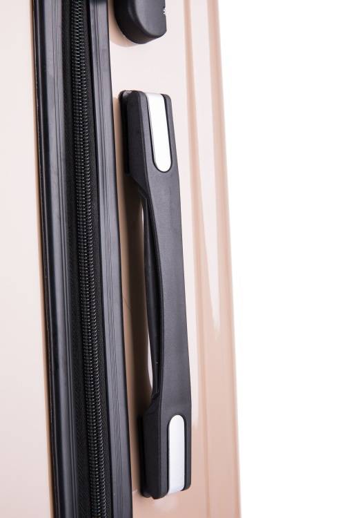 1 Piece ABS+PC Hard Luggage Trolley Bag (Medium) - Champagne - Please Read