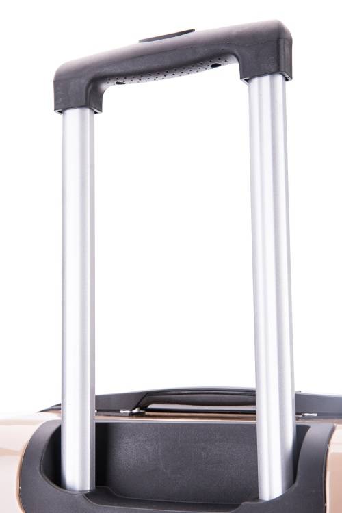 1 Piece ABS+PC Hard Luggage Trolley Bag (Medium) - Champagne - Please Read