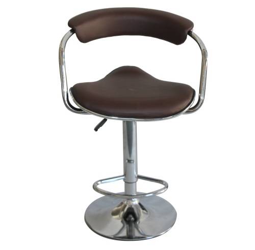 Hazlo Modern Adjustable Swivel Faux Leather Kitchen Bar Stool Chair (Set of 2)