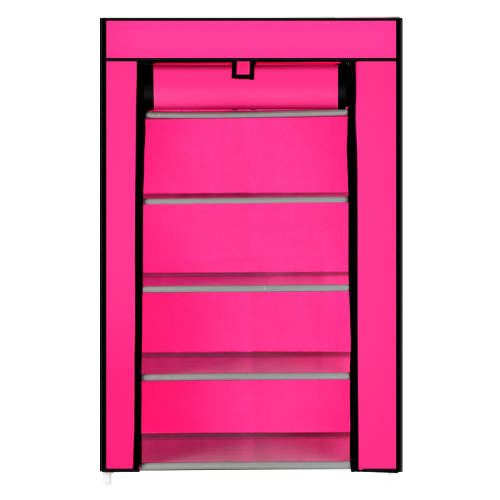5 Layer Shoe Storage Rack Organizer with Canvas Cover [Second hand] PLEASE READ