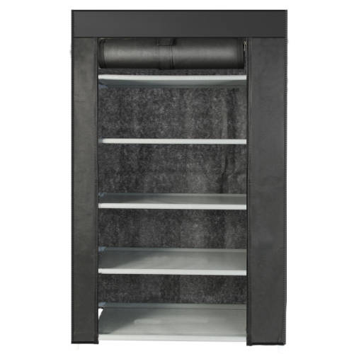 5 Layer Shoe Storage Rack Organizer with Canvas Cover [Second hand] PLEASE READ