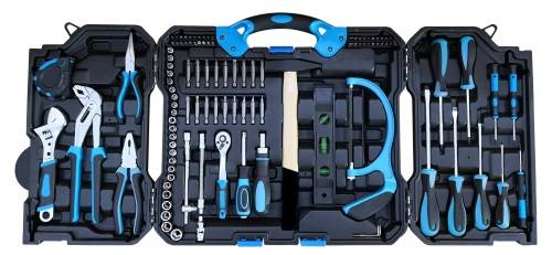 La Fermeté Blueline 110 Piece Tool Set Including Hammer and Screwdriver Set