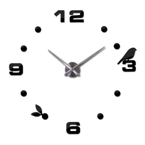 Modern DIY Large 3D Wall Clock (Home Decor) Gold (Second hand)