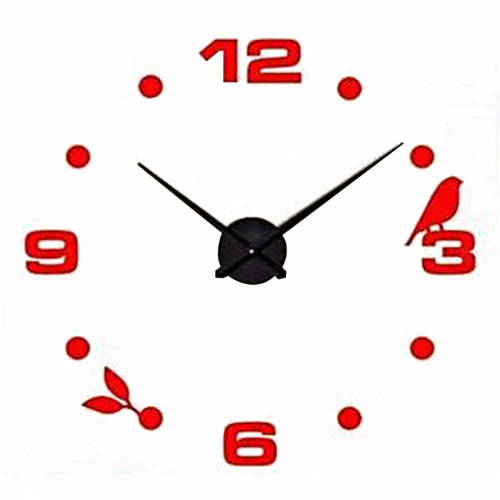 Modern DIY Large 3D Wall Clock (Home Decor) Gold (Second hand)