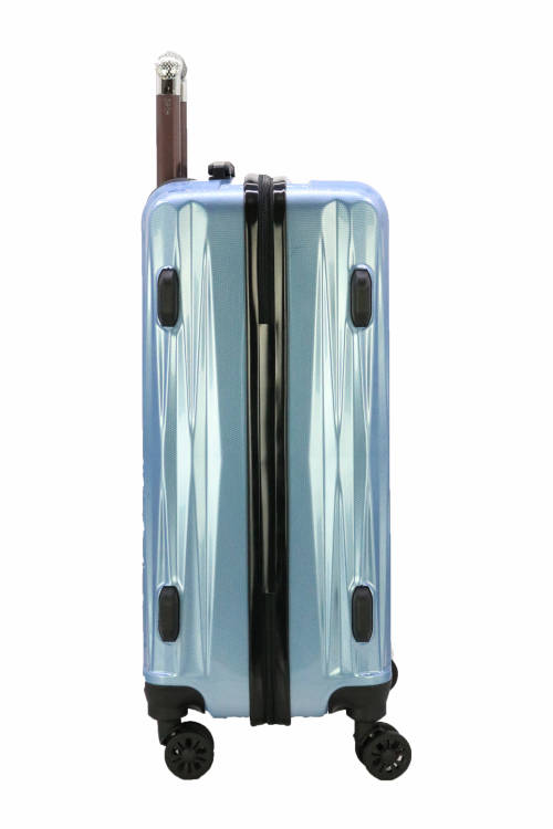 Hazlo 3 Piece ABS+PC Hard Luggage Trolley Bag Set - Teal (Second Hand)
