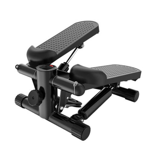 Zoolpro Pedal Electric Resistance Stepper Exercise Trainer with Display Monitor - Black