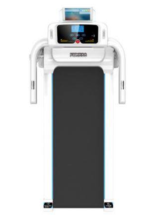 Motorized Exercise Workout Running Electric Treadmill Machine  White and Black