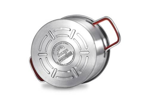 Solige 7 Piece Stainless Steel Cookware Pot Set with Aluminium Core (3 Ply) (Second Hand)