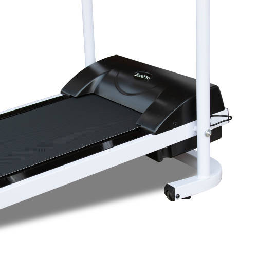 Zoolpro Motorized Exercise Workout Running Electric Treadmill Machine  White Black