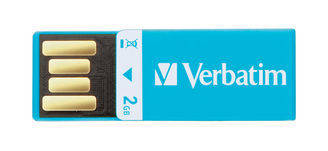 verbatim Flash drive 2GB  Clip-it 2GB USB 2.0 COOL BLUE