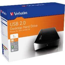 1TB external hard drive 3.5" USB 2.0 hard drive from Verbatim