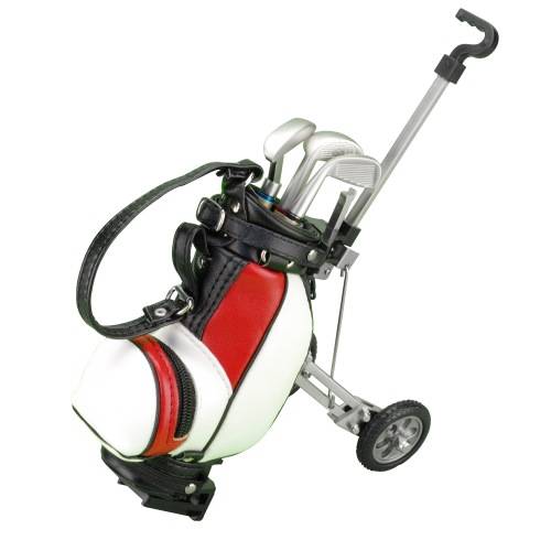 Miniature Golf Bag Pen Holder (Yuppie Gadgets)
