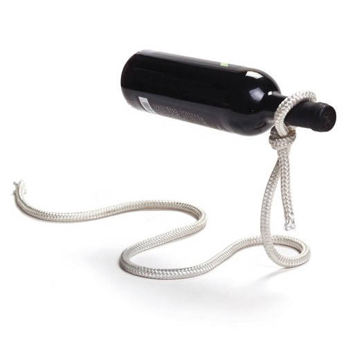 Lasso Wine Bottle Holder floating wine illusion (Luckies / Yuppie Gadgets)
