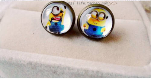 Minion Earrings (4 Singles For 1 Bid)
