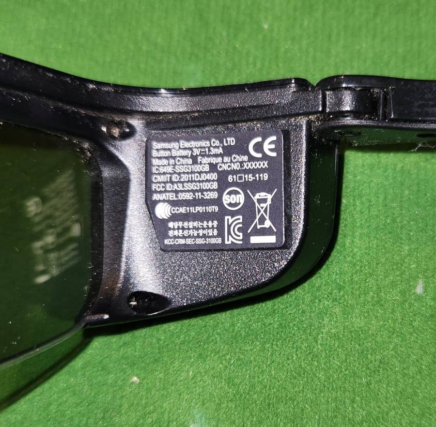 3D Active Glasses Samsung