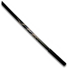 Black Bokken (Wooden Katana) Martial Arts Practice Sword