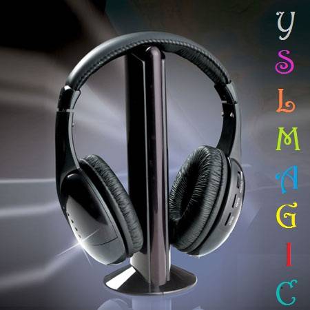 WIRELESS EARPHONES AUDIO---MP3---TV---PC---CD---DVD