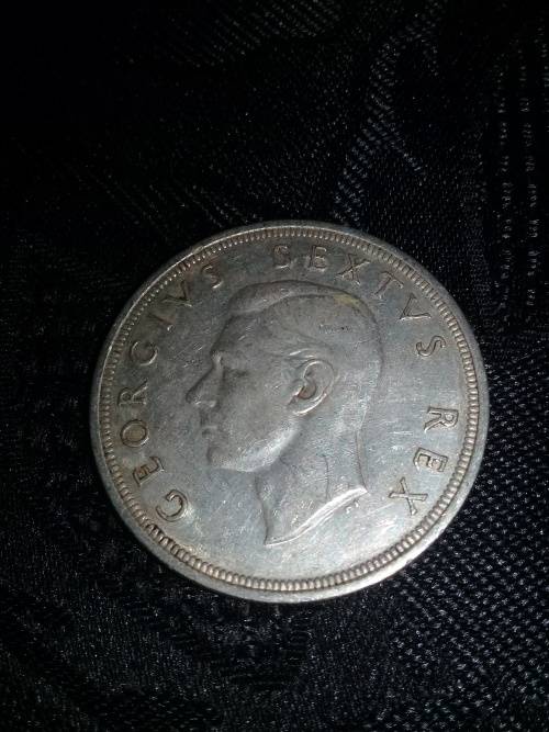1949 5 SHILLINGS / 80% SILVER