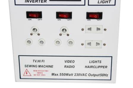 GOLDSTONE 550W INVERTER, BUILTIN LIGHT