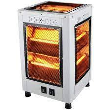 1600W DIGIMARK 10 BAR HEATER / 2 HEAT SETTINGS / 5 SIDES / TROLLEY WHEELS / TIP OVER SWITCH