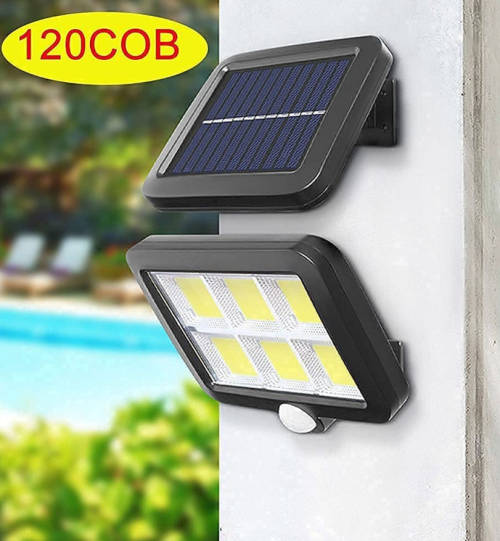 120 COB SPLIT SOLAR WALL LIGHT