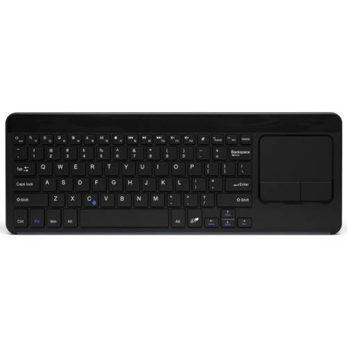 Mecer Ultrathin Wireless Keyboad with TouchPad (81 Keys) for Windows, Android and iOS- Black