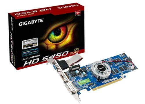 Gigabyte ATi Radeon 5450 PCI Express x16 Video Graphic Card