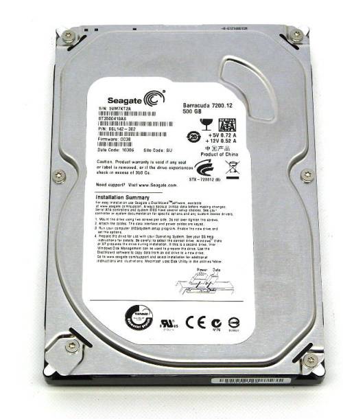 Seagate ST3500418AS 500GB Hard Drive