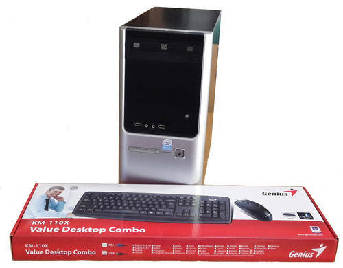 PC for Sale - Dual Core (Black) - Ready for use.