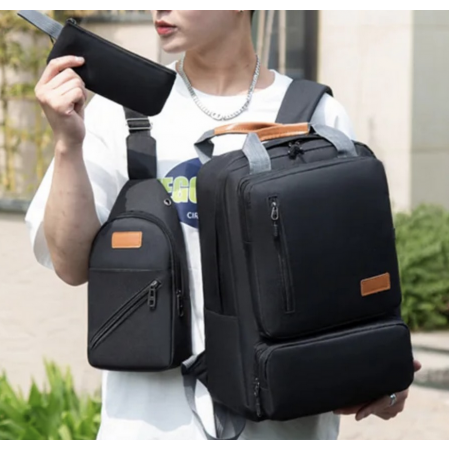 Brand New 3 in 1 Backpack + Crossbody + Cosmetic bag! Limited!