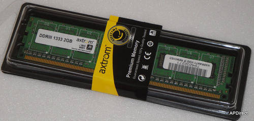 Axtrom 2GB DDR3 1333MHZ Desktop Memory Module PC3-10600 240-Pin