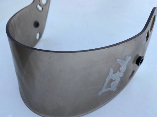 Teo Fabi`s Autographed Visor From 1984 South African F1 Grand Prix