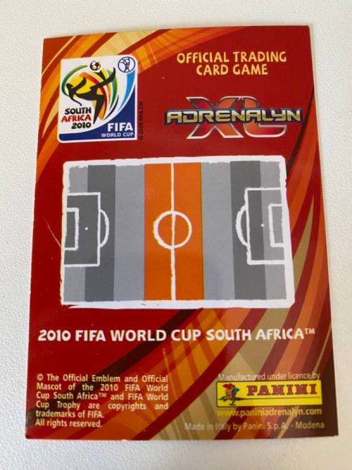 Sebastian Veron, Argentina - Rare Gold Champion Card - World Cup 2010 South Africa Panini Adrenalyn