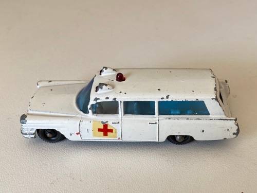 Vintage S&S Cadillac Ambulance 1965 no.54 (Rare Lesney Matchbox - Made in England)