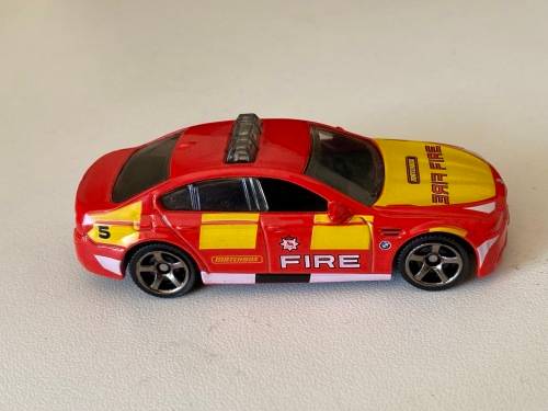 BMW M5 Fire Car (Matchbox 2014 1:64)