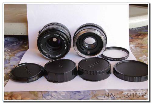 CANON FD 50MM 1:1.8 & TELESOR AUTO