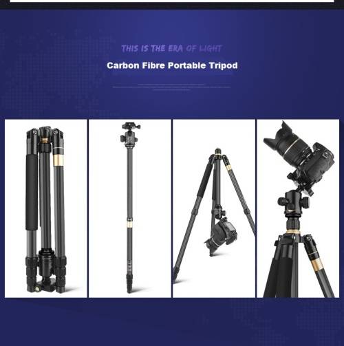 Carbon fibre portable tripod