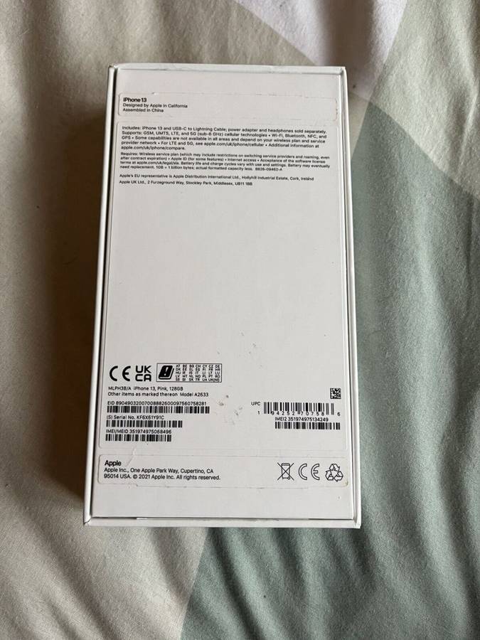 Apple iPhone 13 128Gb Pink