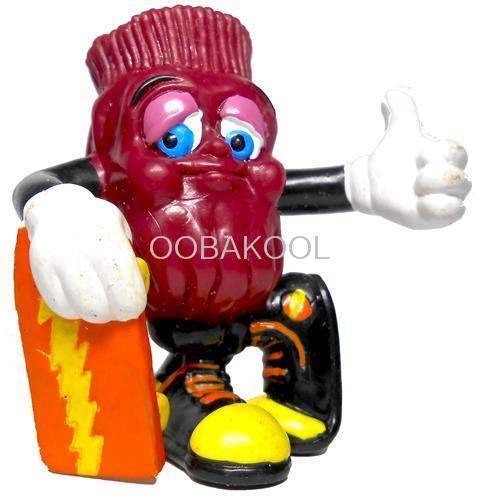 THE CALIFORNIA RAISINS / SKATER DUDE /  Vintage OobaKool Figurine