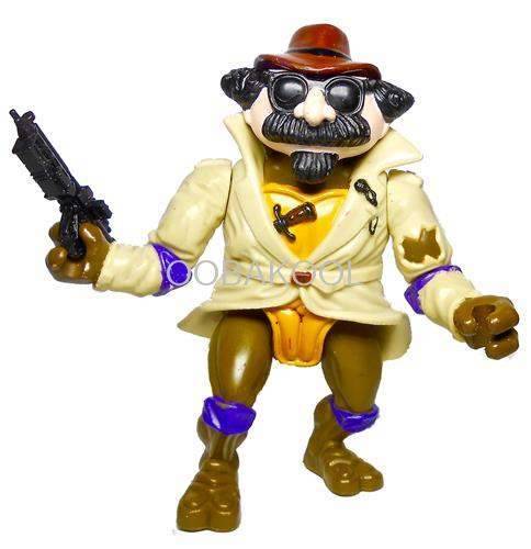TEENAGE MUTANT NINJA TURTLES / DONATELLO UNDERCOVER / 1990 / VINTAGE 11cm OobaKool Action Figure