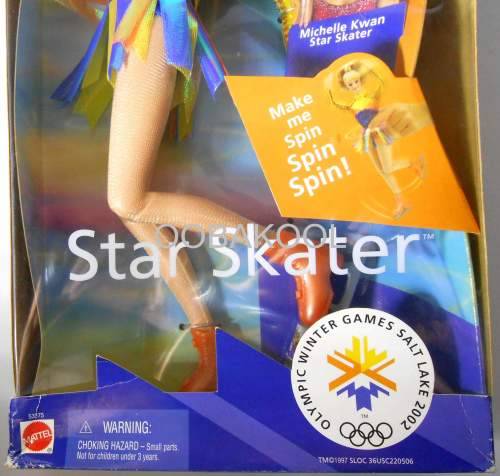 BARBIE / STAR SKATER / 2002 MATTEL SALT LAKE OLYMPIC GAMES / NEW IN BOX / OobaKool