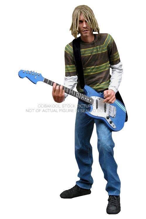KURT COBAIN / NIRVANA / 18" 2007 EXTREMELY RARE COLLECTOR FIGURE WITH SOUND / NEW IN BOX / OobaKool