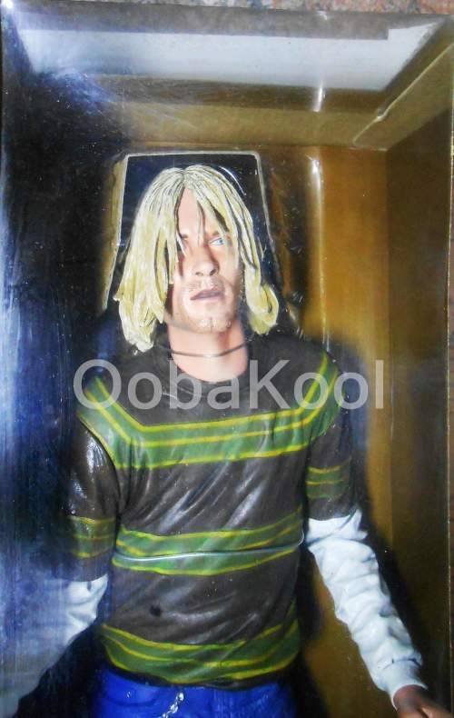 KURT COBAIN / NIRVANA / 18" 2007 EXTREMELY RARE COLLECTOR FIGURE WITH SOUND / NEW IN BOX / OobaKool