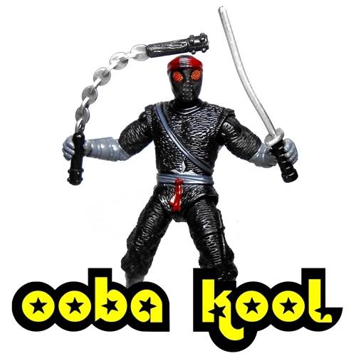 SUPER SALE!! - TEENAGE MUTANT NINJA TURTLES / FOOT SOLDIER / 11cm OobaKool Action Figure