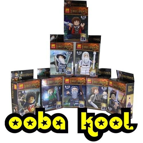 LORD OF THE RINGS / 8 FIGURE SET / OobaKool Minifigure