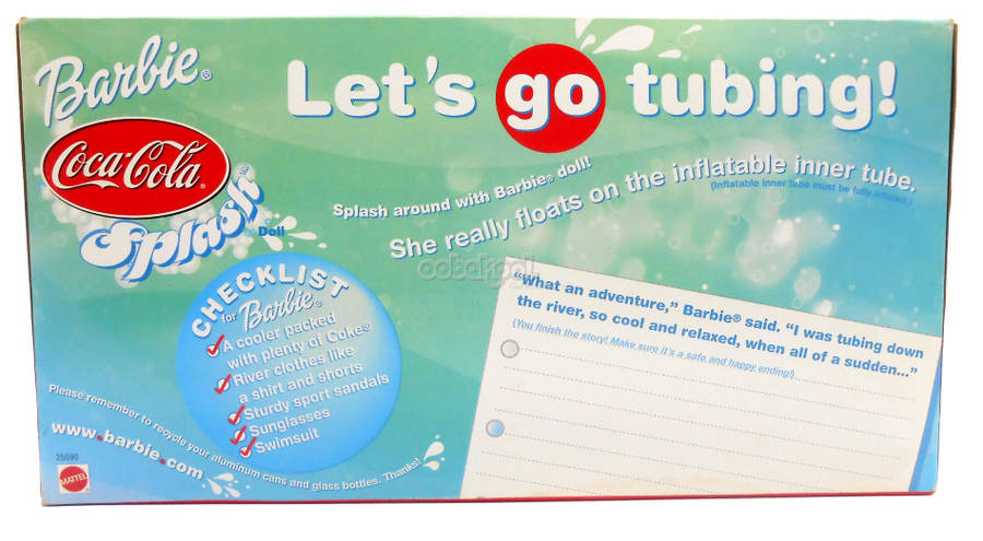 SALE!! - BARBIE / COCA-COLA SPLASH BARBIE / MATTEL 1999 RELEASE / NIB / OobaKool