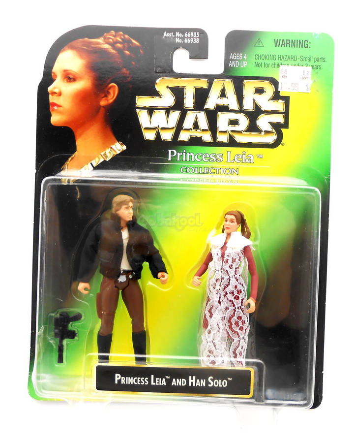 Star Wars / Princess Leia and Han Solo / Princess Leia Collection / 1997 Kenner 3.75" Series / MOC