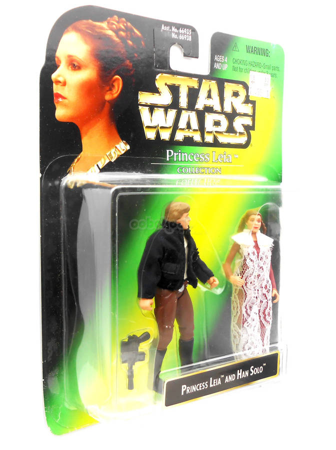 Star Wars / Princess Leia and Han Solo / Princess Leia Collection / 1997 Kenner 3.75" Series / MOC